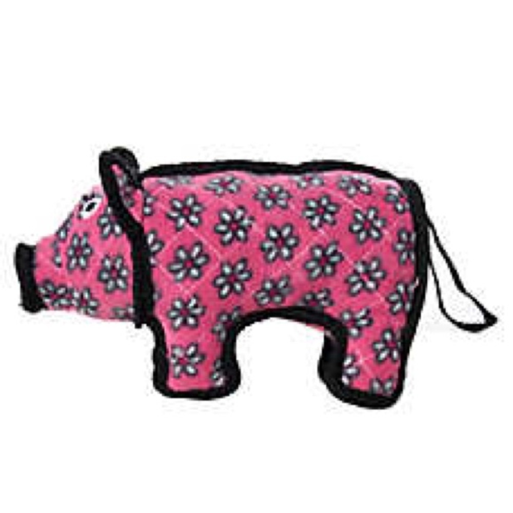 TUFFY® Junior Pig Dog Toy - Tough Plush